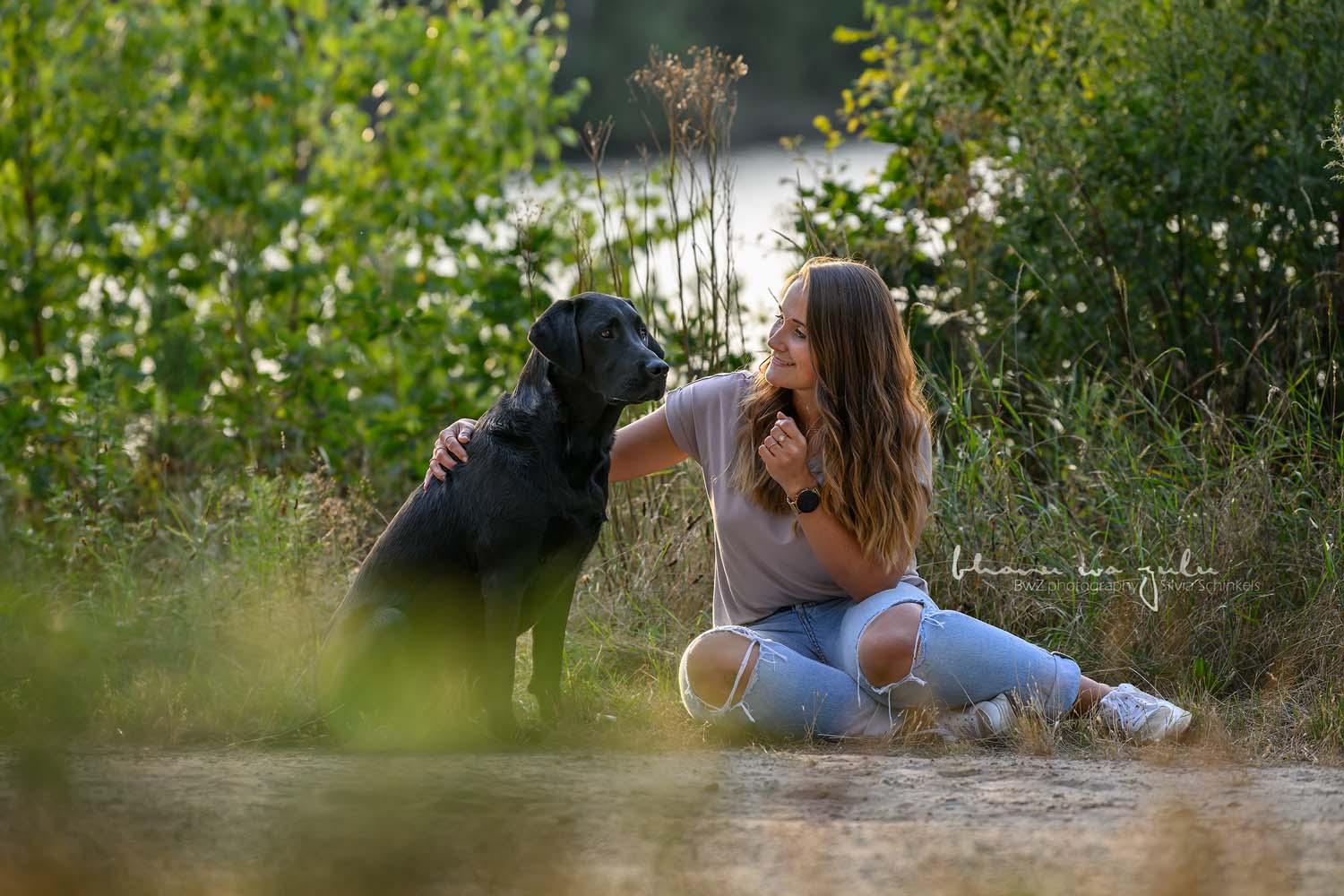 Beispielbilder Fotoshooting Hund uns sein Mensch