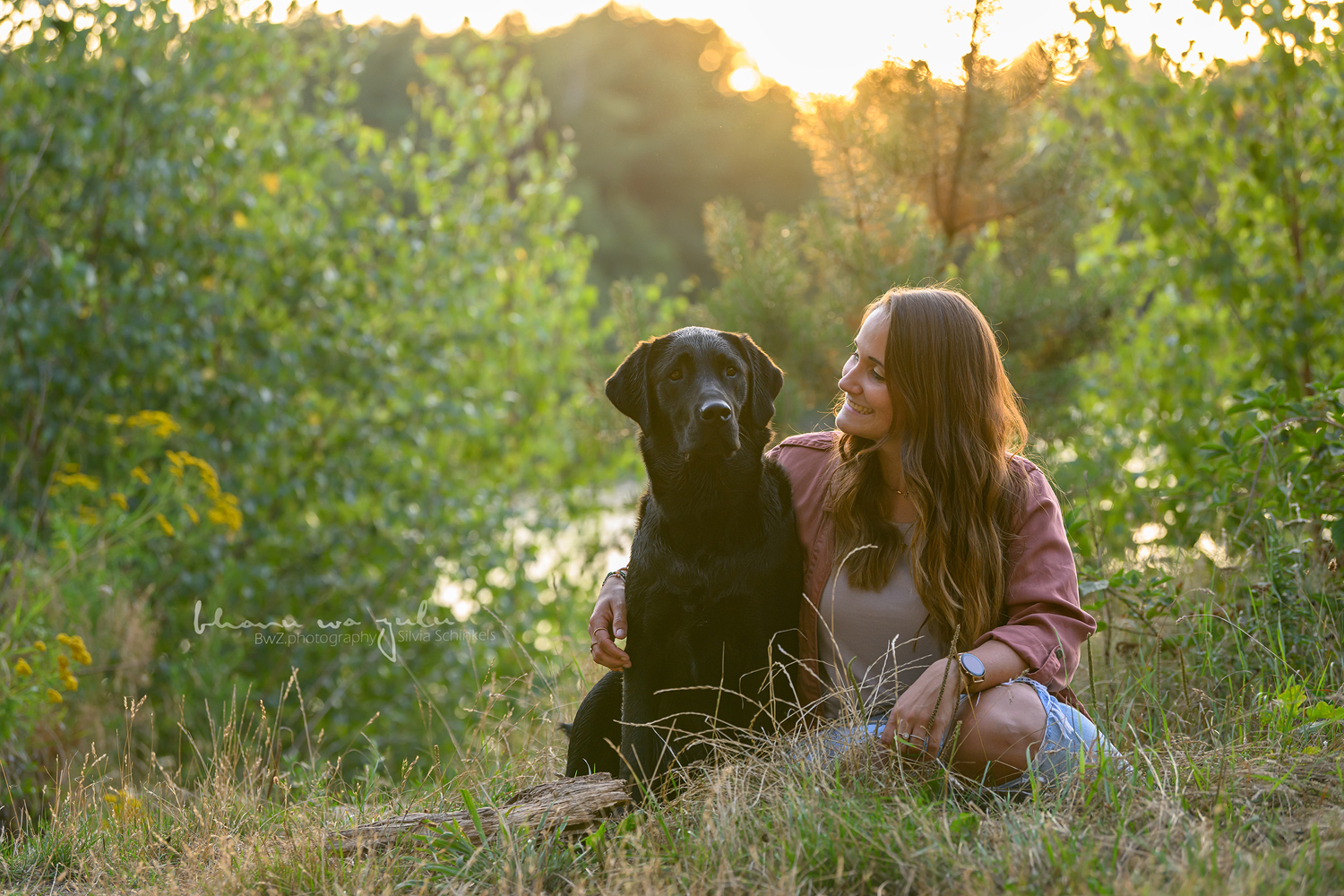 Beispielbilder Fotoshooting Hund uns sein Mensch