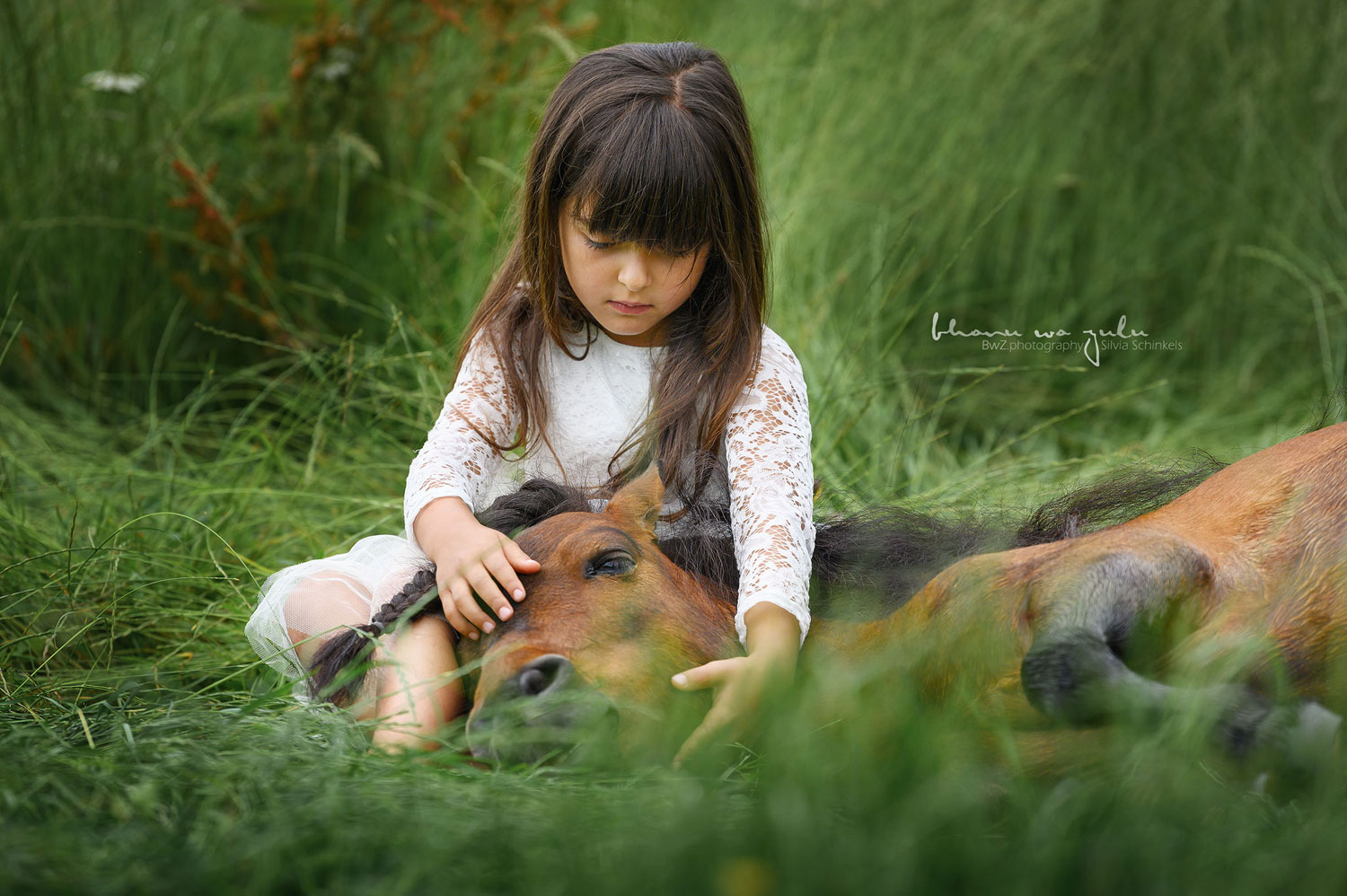 emotionale-Kind-Pferd Fotografie