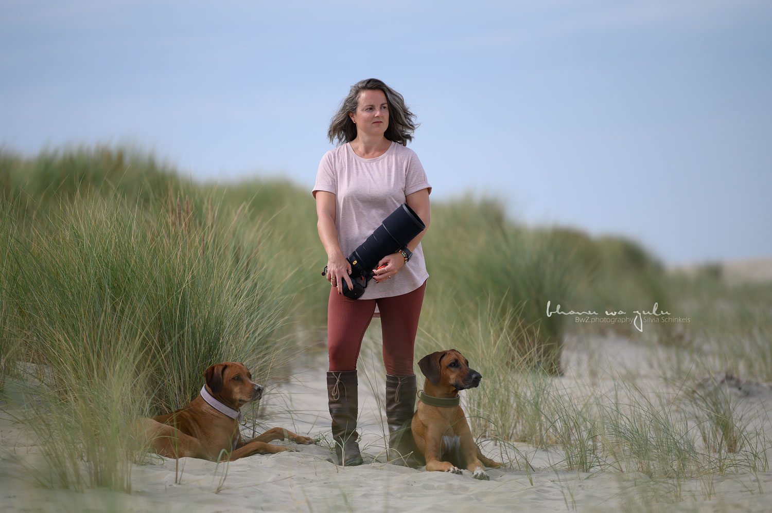 Bild mit Kamera, Tierfotografin, Silvia Schinkels